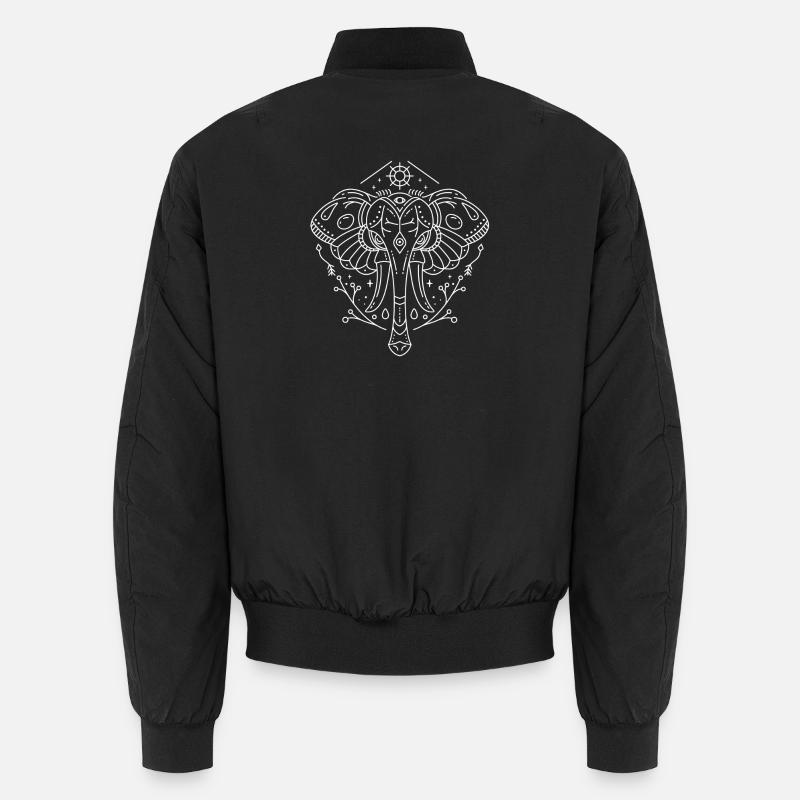 Ganesha - Unisex Bomberjacke - Schwarz