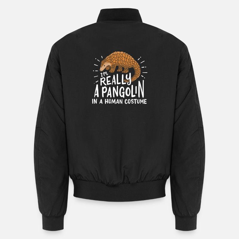 Pangolin - Unisex Bomber Jacket - black