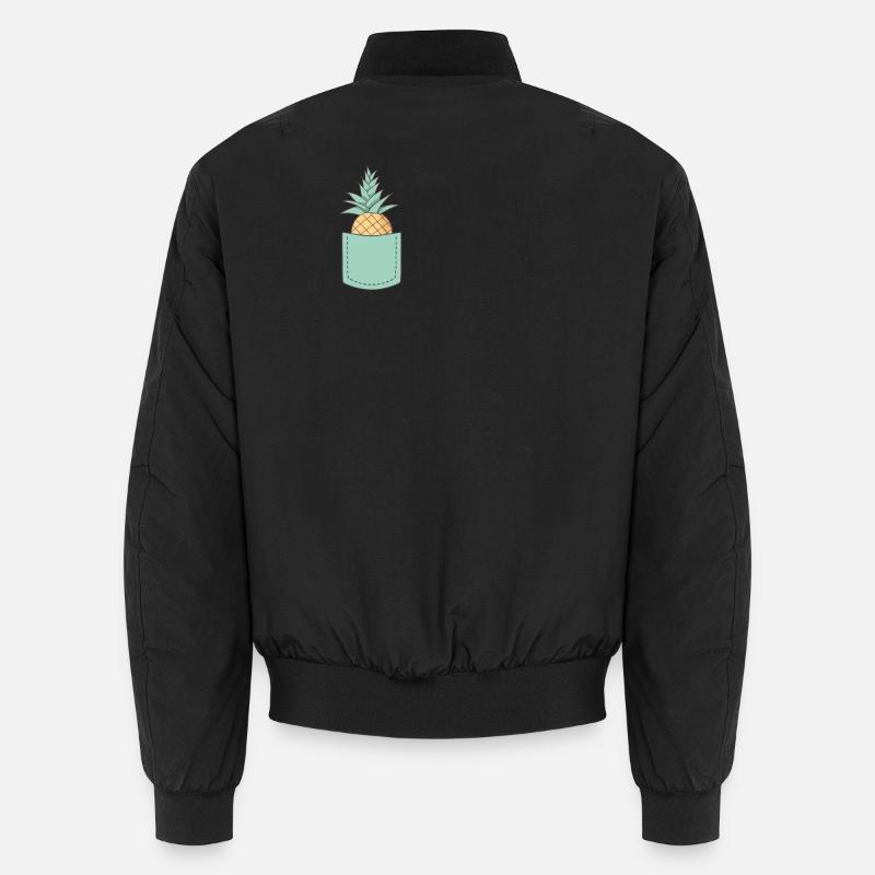 pocket pineapple - Unisex Bomberjacke - Schwarz