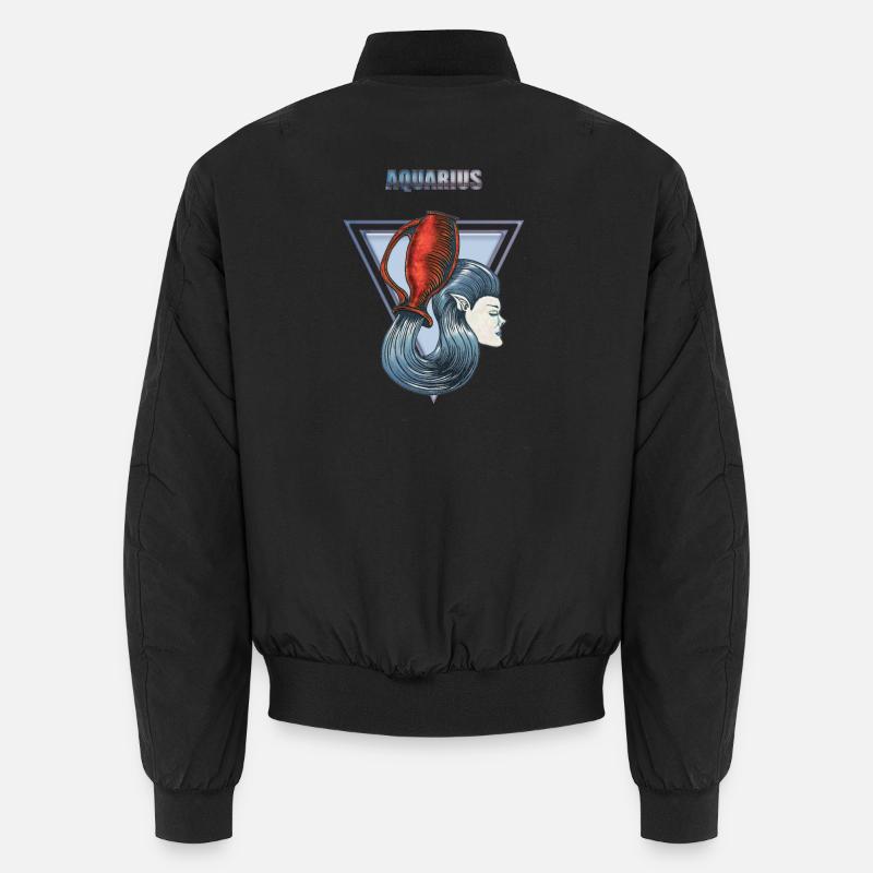 Wassermann Sternzeichen Unisex Bomberjacke