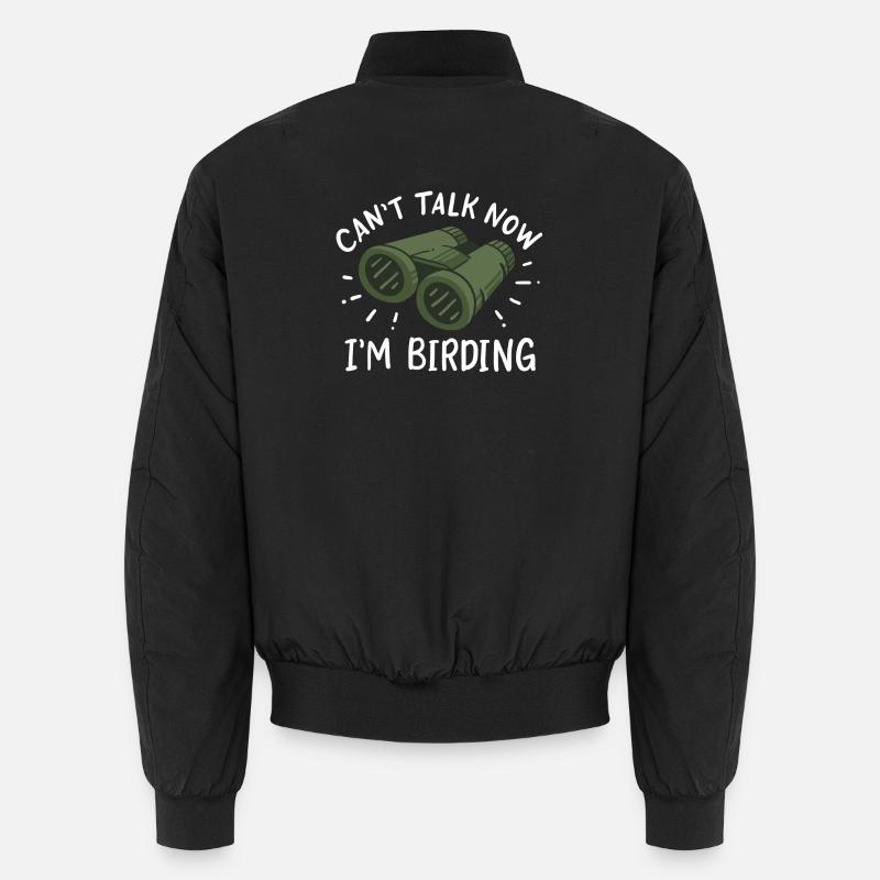 Vogelbeobachtung Vogelbeobachter Unisex Bomberjacke