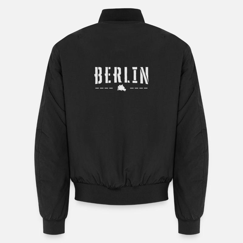 Berlin - Unisex Bomber Jacket - black
