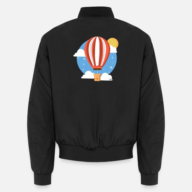 Colorful Celestial Balloon Unisex Bomber Jacket