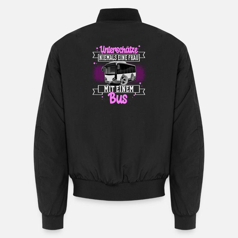 Busfahrerin - Unisex Bomberjacke - Schwarz