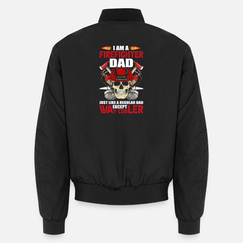 Fire department dad Unisex Bomber Jacket