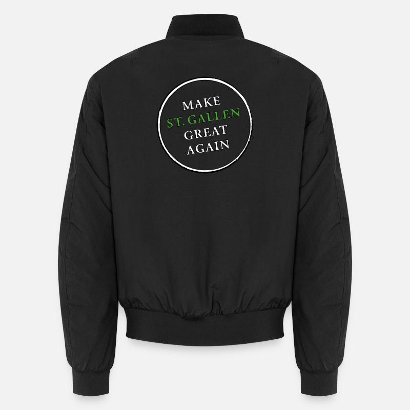 make ST GALLEN great again - Unisex Bomberjacke - Schwarz