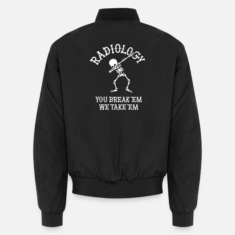 Great gift idea for a radiologist, radiology nurs Unisex Bomber Jacket