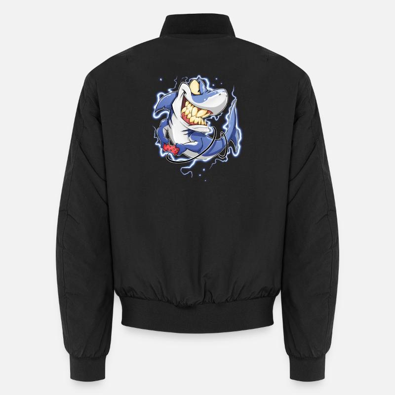Requin - Bomber unisexe - noir
