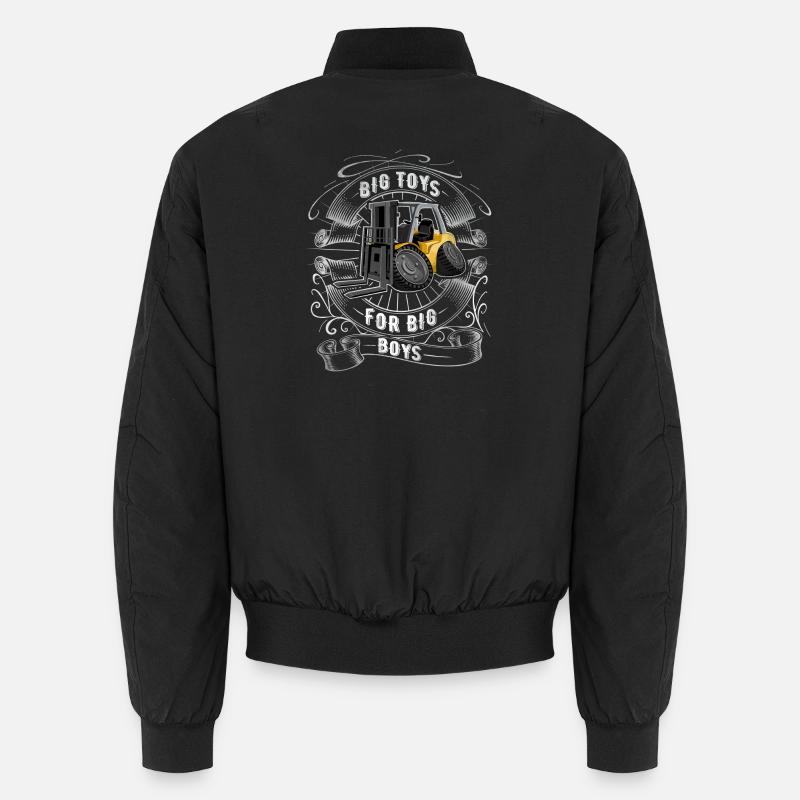 Staplerfahrer Lagerist Gabelstapler - Unisex Bomberjacke - Schwarz