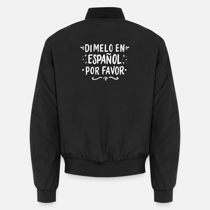 Espagnol Professeur d’espagnol Langue Bomber unisexe