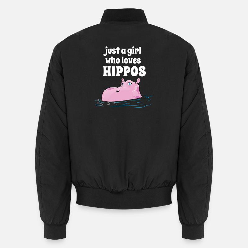 Hippo Hippo Amateurs - Bomber unisexe - noir