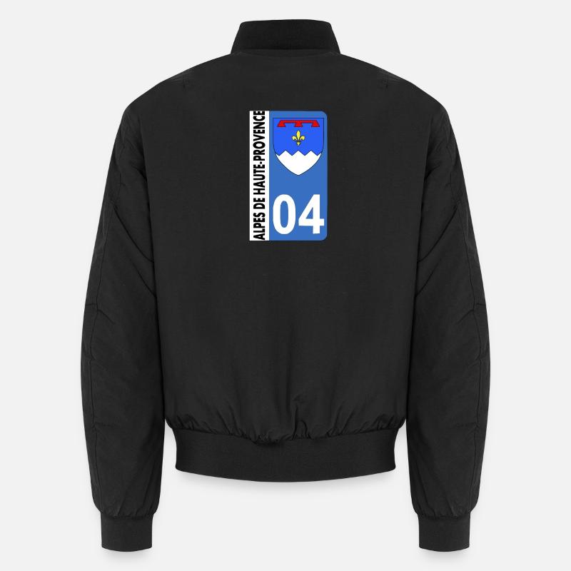 Alpes de haute-provence - Bomber unisexe - noir