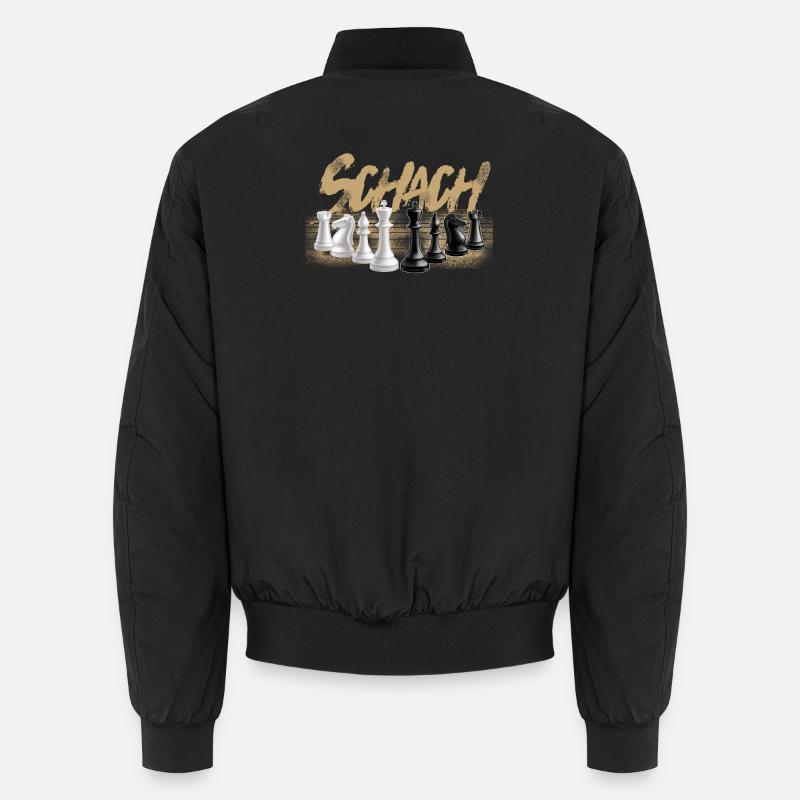 Schach - Unisex Bomberjacke - Schwarz