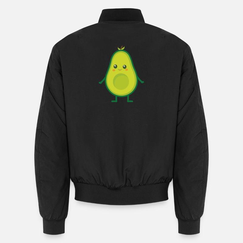 Avocado (Avocado Man) - Unisex Bomber Jacket - black