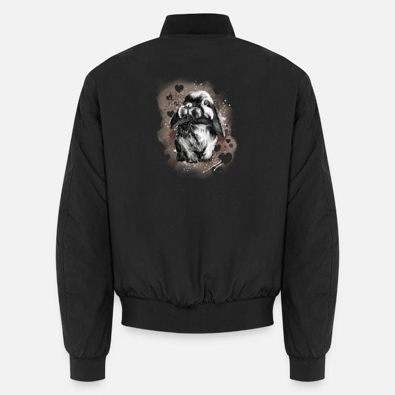 Rabbit Unisex Bomber Jacket
