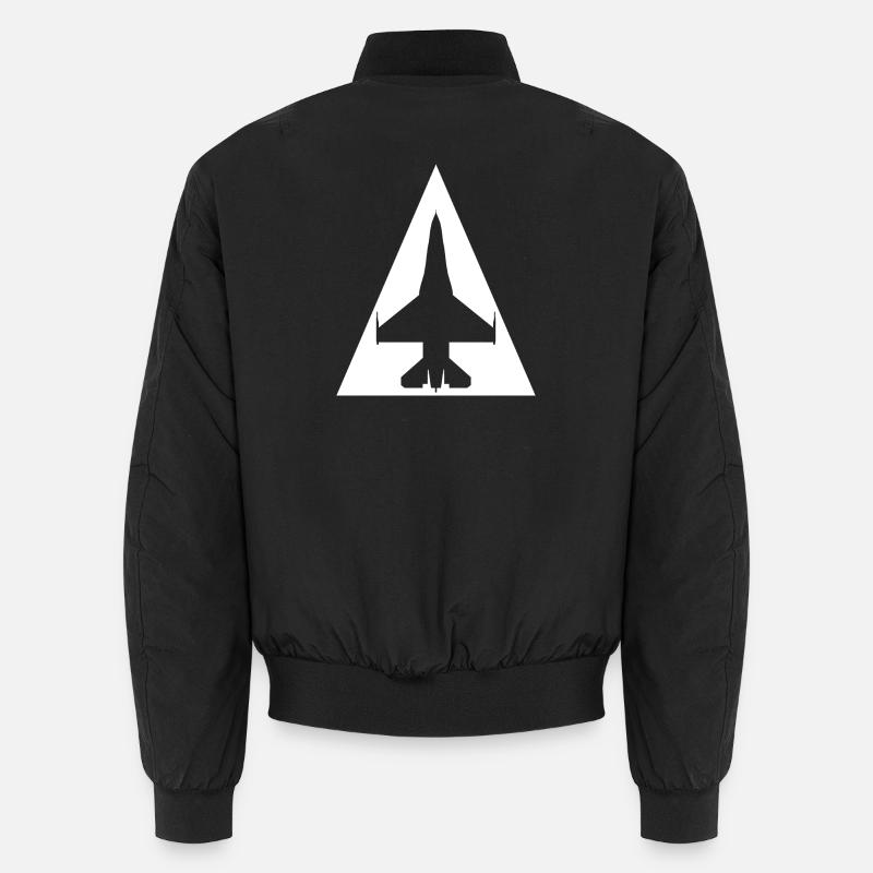 F-16 Viper / Kampf Falcon Jet-Jagdflugzeug / F16 Unisex Bomberjacke