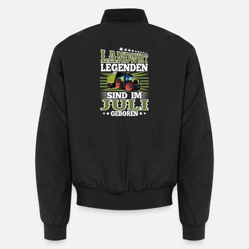 Geburtstag Landwirt Juli Unisex Bomberjacke