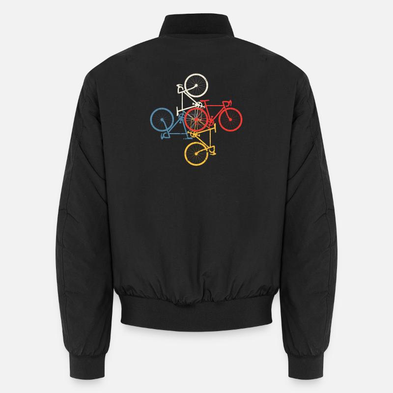 Mosaïque de vélo colorée Bomber unisexe