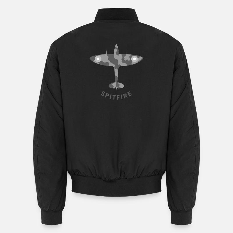 Spitfire fighter plane Unisex Bomber Jacket