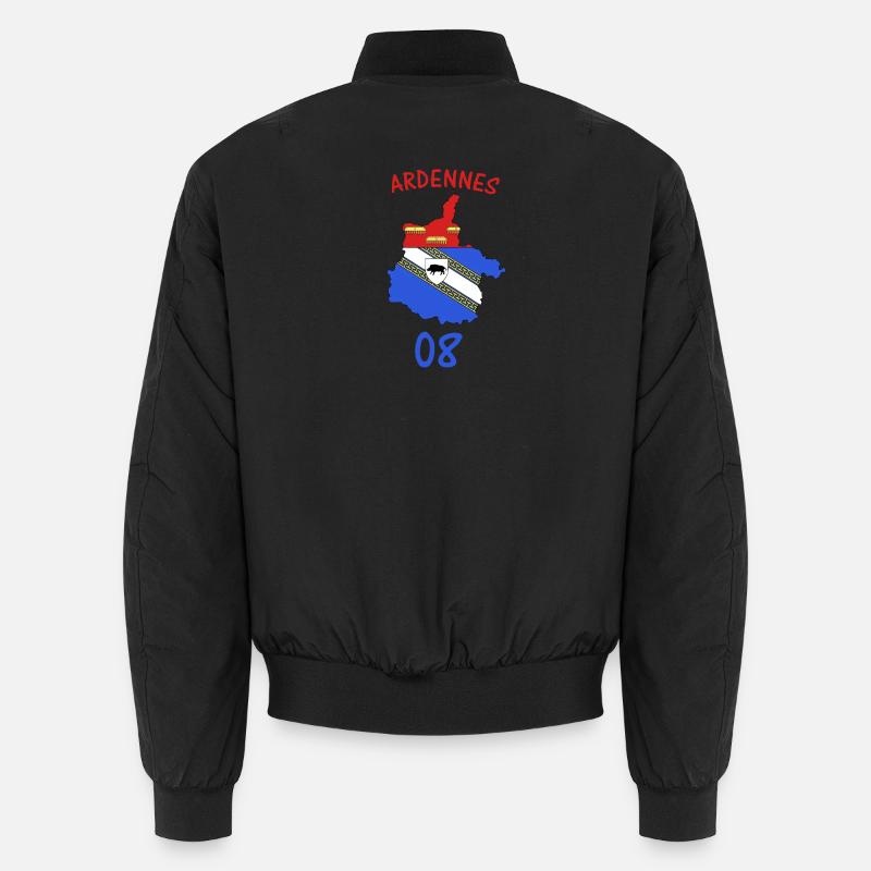Ardennen - Unisex Bomberjacke - Schwarz