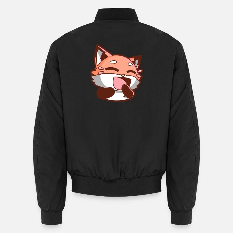 Fox Foxes - Unisex Bomber Jacket - black