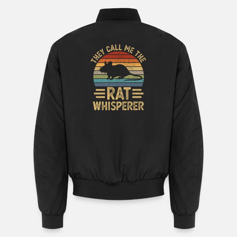 Rat rats - Unisex Bomber Jacket - black