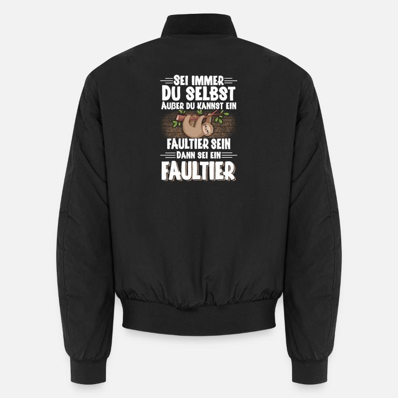 Faultier Unisex Bomberjacke