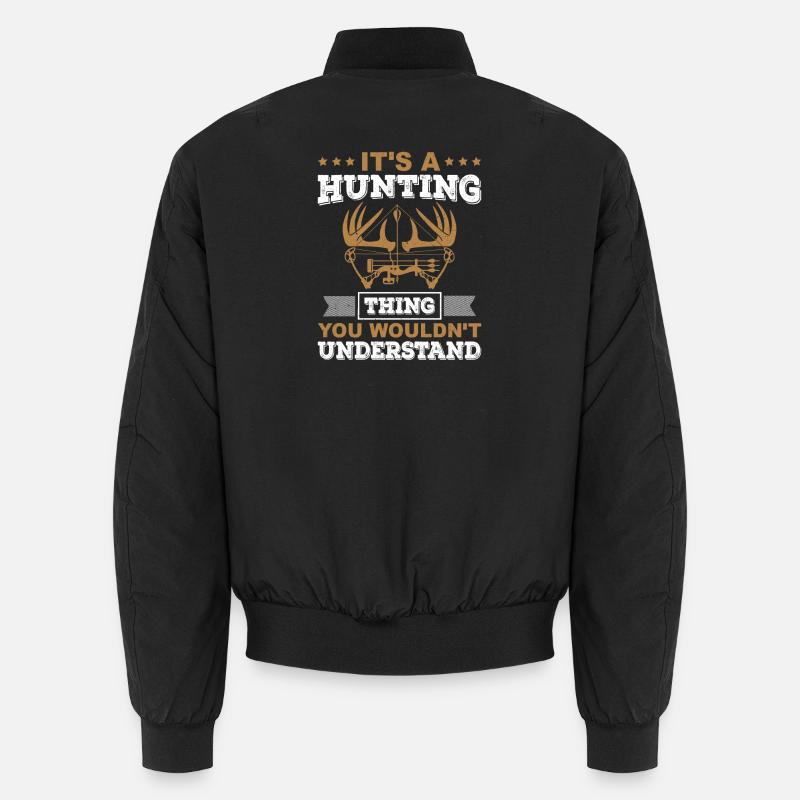 Jäger - Unisex Bomberjacke - Schwarz