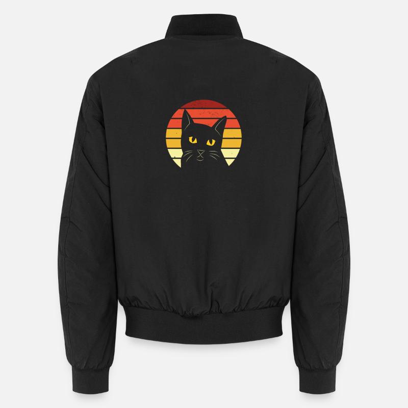 Chat Chat Chat Miau Amour de chat Stubentiger Bomber unisexe