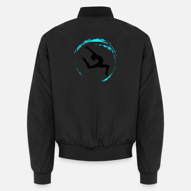 Rhythmic Gymnastics - Unisex Bomber Jacket - black