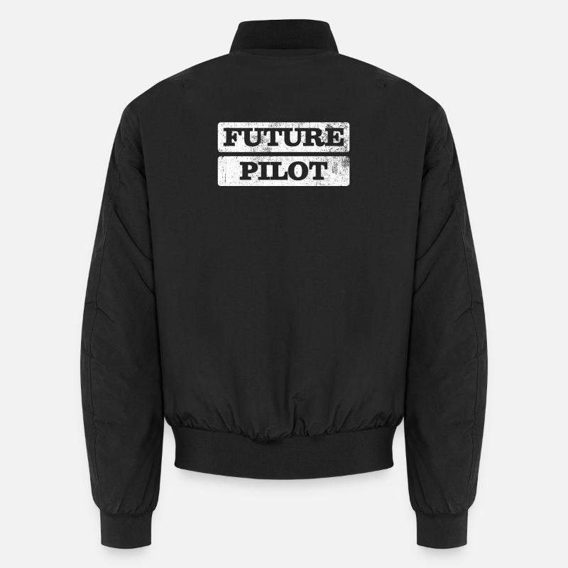 Pilot - Unisex Bomber Jacket - black
