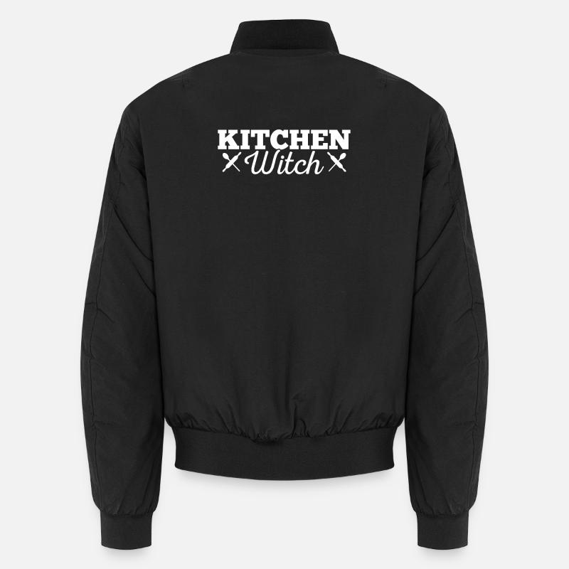 Kochen Köchin - Unisex Bomberjacke - Schwarz
