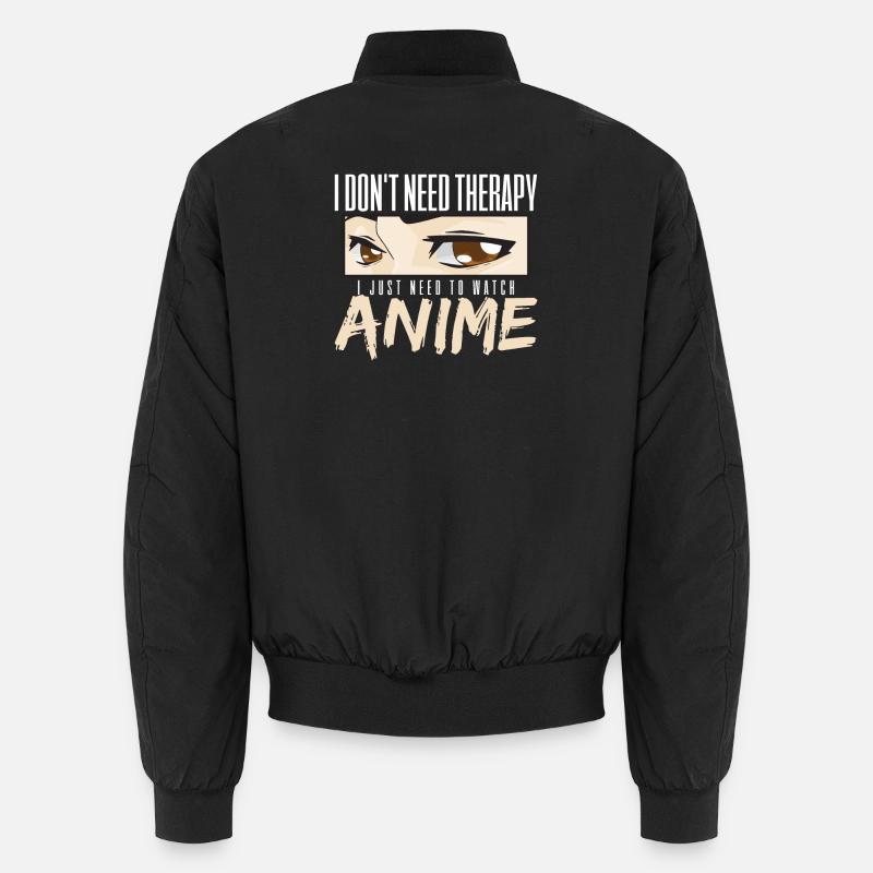 Anime - Unisex Bomberjacke - Schwarz