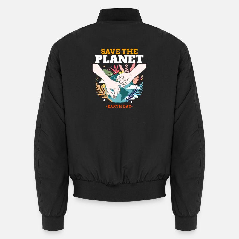 Save the Earth – Earth Day Unisex Bomber Jacket