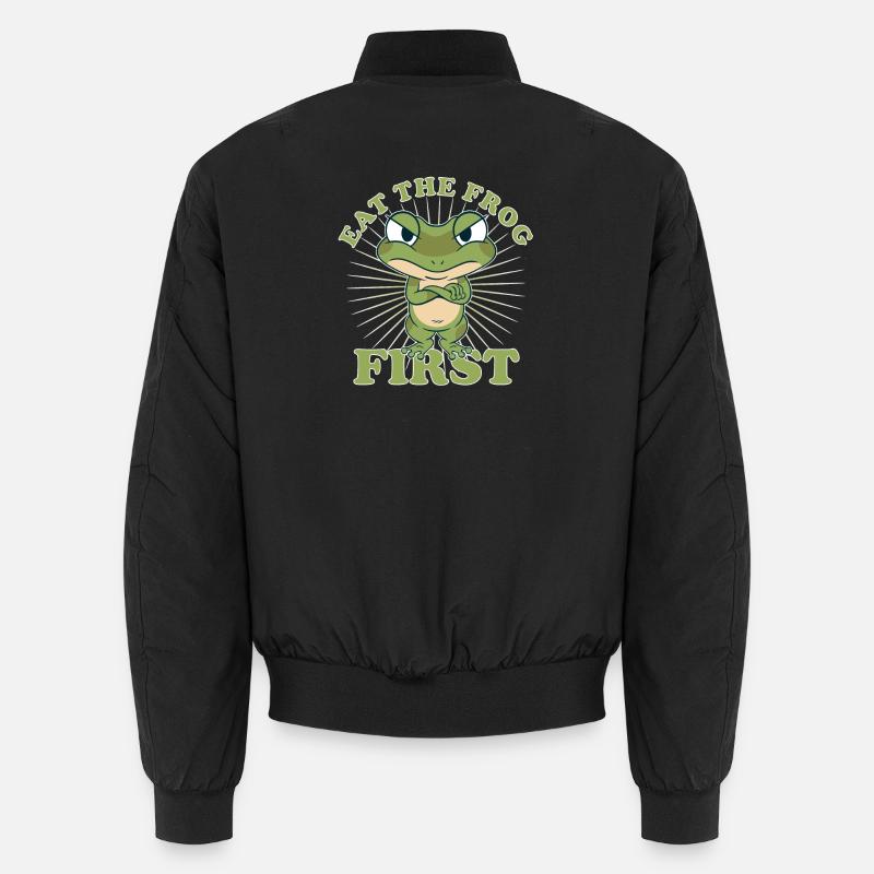 « Eat The Frog First » Comic To Dos d’abord Bomber unisexe