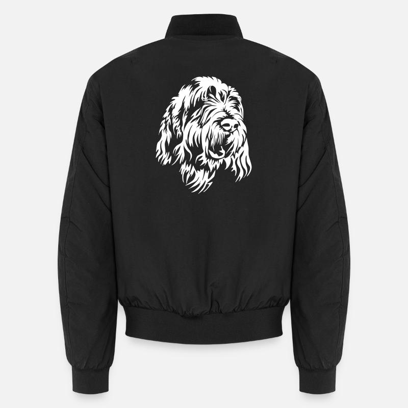 Tête De Spinone Italiano « Black Edition » Bomber unisexe
