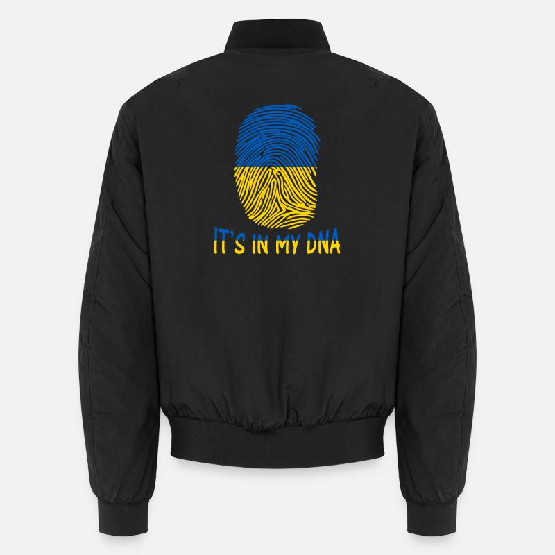 drapeau de l’Ukraine, c’est dans mon idée de cadeau ADN Bomber unisexe