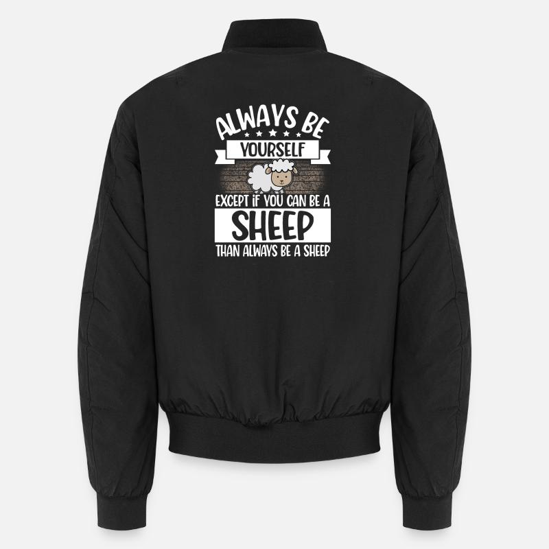 Mouton - Bomber unisexe - noir