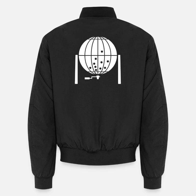 bingo - Unisex Bomber Jacket - black