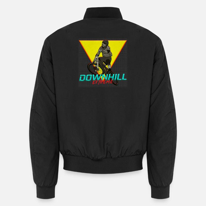 Motif extrême en descente - Bomber unisexe - noir