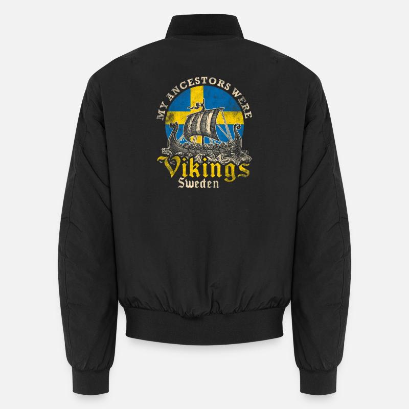 Mes ancêtres étaient des Vikings Suède Design Bomber unisexe