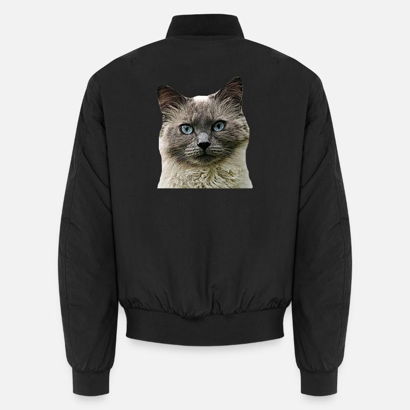 Chat Chat cat Cats Tête de chat Bomber unisexe
