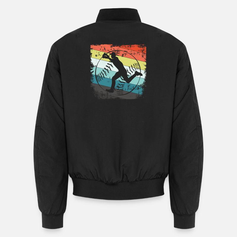 Baseball players in baseball Unisex Bomber Jacket