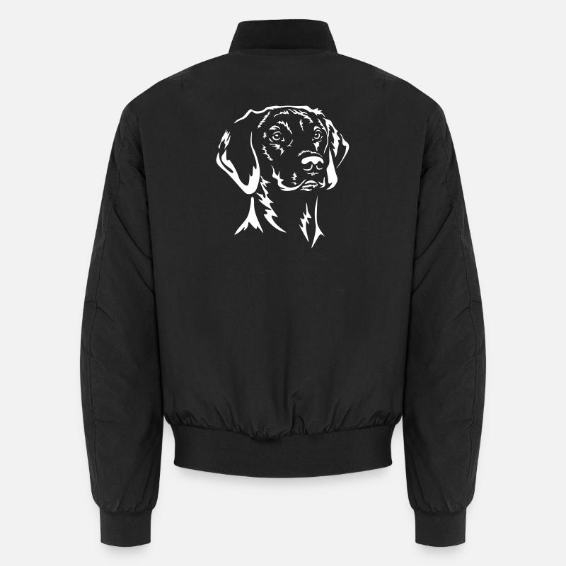 Magyar Vizsla Head "Black Edition" Unisex Bomber Jacket