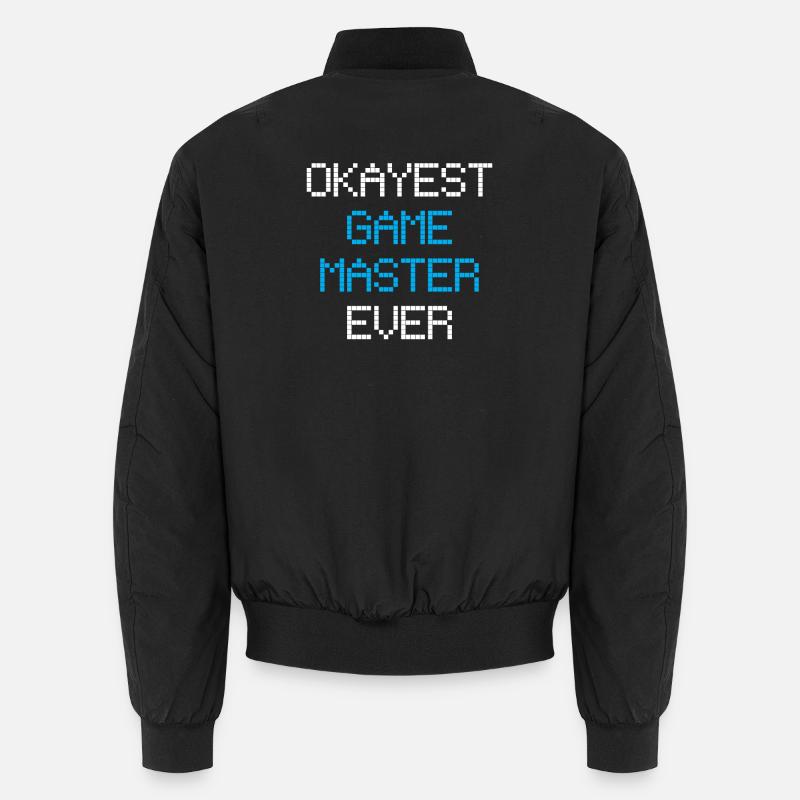 Game Master Gamer Games - Unisex Bomber Jacket - black