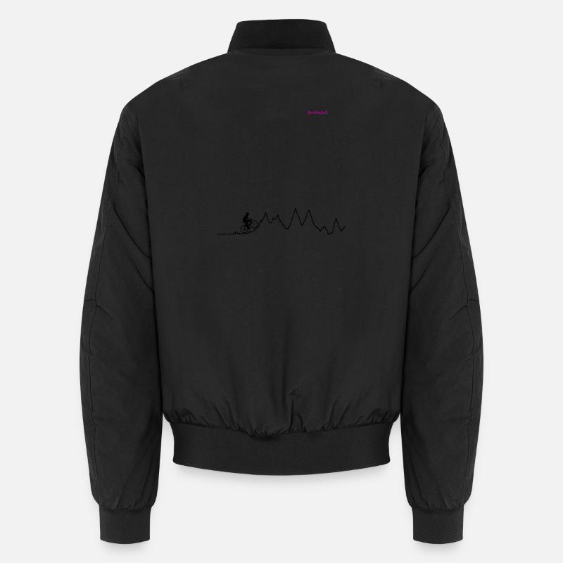 cycling - Unisex Bomber Jacket - black