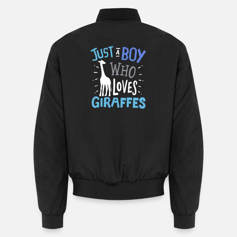 Girafes Girafe - Bomber unisexe - noir