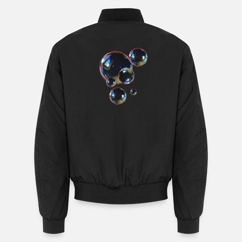 Reflektierende Blasenkunst Unisex Bomberjacke