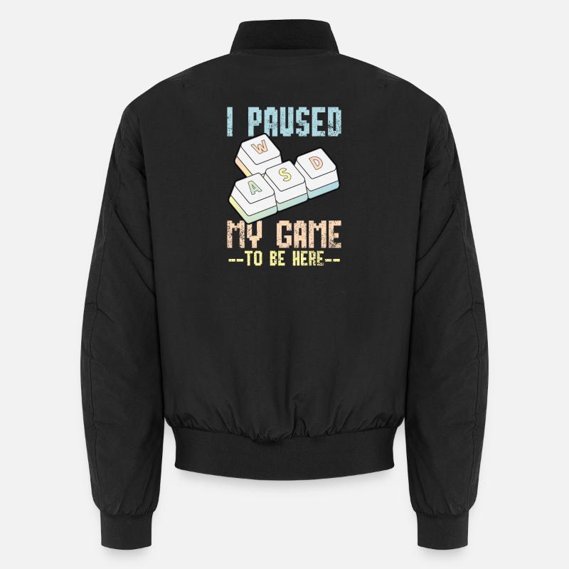 PC Games Player Computer Keyboard Unisex Bomber Jacket