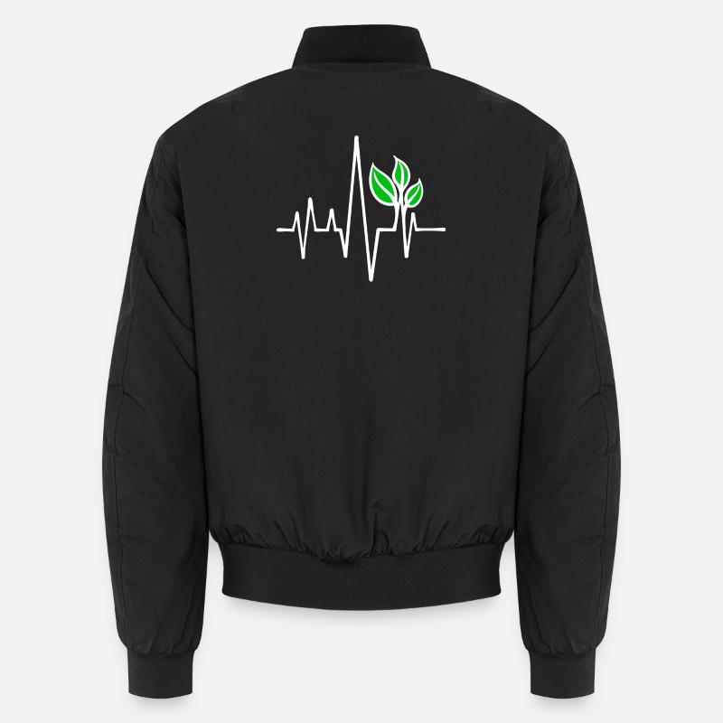 Environmental Protection Vegan - Unisex Bomber Jacket - black